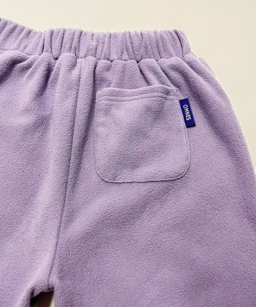 OMNES(オムネス)の「キッズふわ軽静電気防止マイクロフリースパンツ(その他パンツ・キッズ・チャコールグレー/グリーン/パープル・140/110/100/120/130)」の5枚目の写真