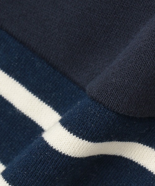 kladskap（クレードスコープ）の「電車刺しゅうボーダートレーナー（スウェット・キッズ・ネイビー/アイボリー・90cm/80ｃｍ/100cm/130cm/110cm/120cm）」の19枚目の写真