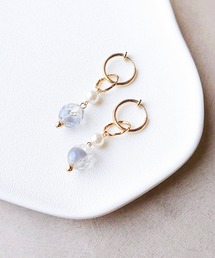 【Cherie+Chambre】Beads×Pearl Ring Earring