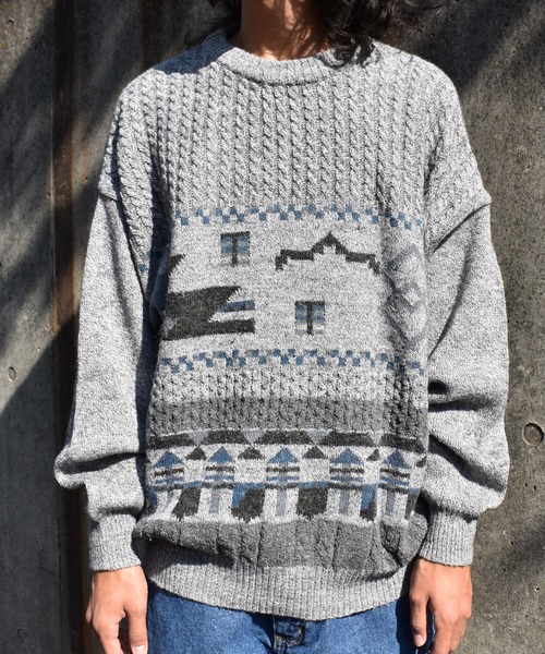 【ヴィンテージ古着】SAN GIOTTO デザインニットセーター（ニット/セーター）｜VINTAGE（ヴィンテージ）