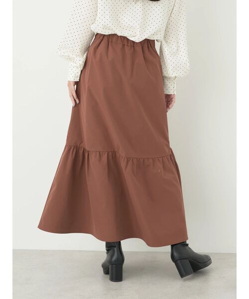 earth music&ecology（アースミュージックアンドエコロジー）の「イレヘム切替スカート（スカート・レディース・ブラック/ブラウン/ブルー・FREE）」の4枚目の写真