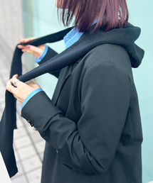 Rouge vif | 【La Maison de Lyllis /メゾンドリリス】マフラー付きニットキャップ PASTOR(ニットキャップ/ビーニー)