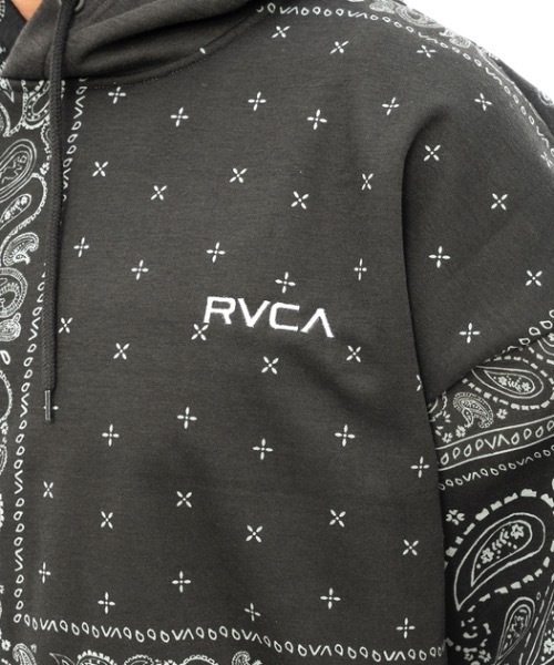 ★★送料無料★★RVCA MEN'S BANDANA PATTERN PATCHWORK HOODIE 楽天市場】ルーカ RVCA PATCHWORK BANDANA HOODIE メンズ