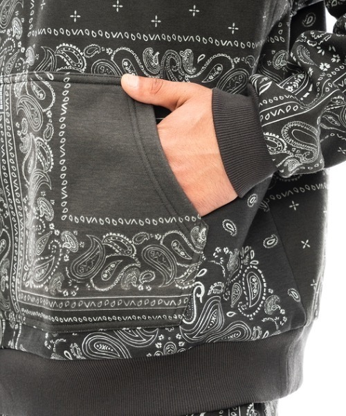 ★★送料無料★★RVCA MEN'S BANDANA PATTERN PATCHWORK HOODIE 楽天市場】ルーカ RVCA パーカー プルオーバー メンズ パッチ
