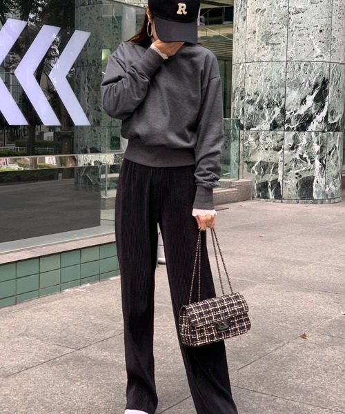 E&C closet…（イーアンドシークローゼット）の「ツイードチェーンバッグ（ショルダーバッグ・レディース・ブラック/その他・FREE）」の6枚目の写真