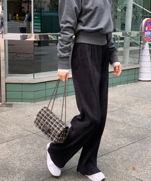 E&C closet…（イーアンドシークローゼット）の「ツイードチェーンバッグ（ショルダーバッグ・レディース・ブラック/その他・FREE）」の8枚目の写真