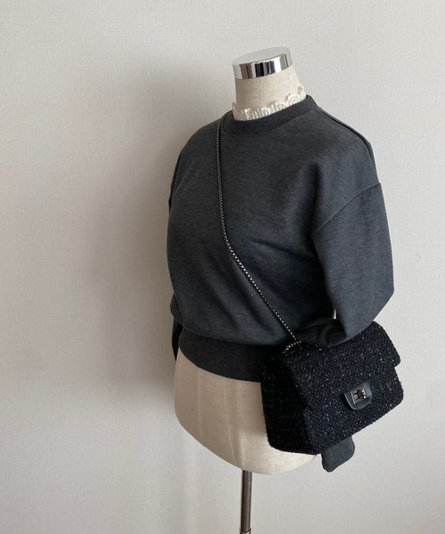 E&C closet…（イーアンドシークローゼット）の「ツイードチェーンバッグ（ショルダーバッグ・レディース・ブラック/その他・FREE）」の16枚目の写真