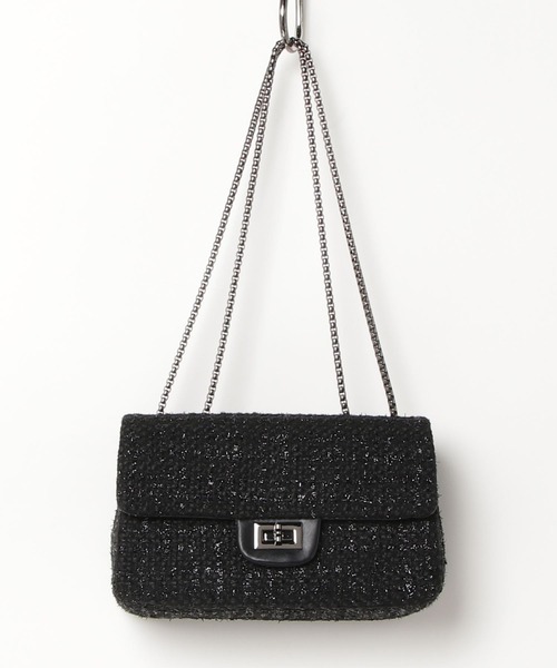 E&C closet…（イーアンドシークローゼット）の「ツイードチェーンバッグ（ショルダーバッグ・レディース・ブラック/その他・FREE）」の22枚目の写真