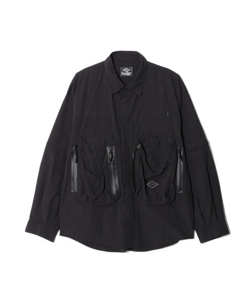 MANASTASH（マナスタッシュ）の「MANASTASH/マナスタッシュ/2WAY EXTRA MILE CARGO POCKET SHIRTS/ 2WAYエクストラマイル カーゴポケットシャツ（シャツ/ブラウス・メンズ・ブラック・M/L）」の3枚目の写真