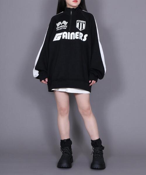 Figments（フィグメンツ）の「ハーフZIPスポーツロゴニットプルオーバー（ニット/セーター・レディース・ブラック・FREE）」の17枚目の写真