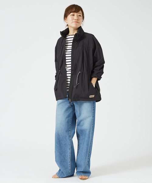 Rouge vif Anna(ルージュヴィフアンナ)の「バックVボーダーロンT(Tシャツ/カットソー・レディース・ブラック/ブルー・フリー)」の5枚目の写真