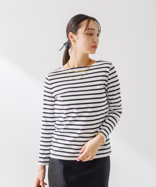 バックVボーダー ロンT セール】バックVボーダーロンT（Tシャツ/カットソー）｜Rouge