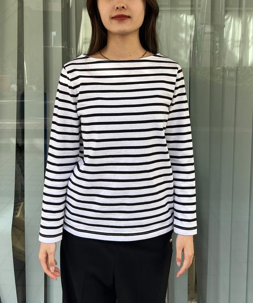 tシャツ バックVボーダーロンT レディース Rouge vif la cle｜バックVボーダー ロンT | Rakuten Fashion
