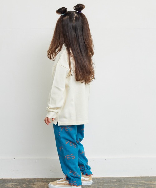 BIG FIELD（ビッグフィールド）の「ヘビーウェイト無地ロンT（90～150cm）（Tシャツ/カットソー・キッズ・グリーン/杢グレー/チャコール/オフホワイト・110/90/100/120/150/140/130）」の10枚目の写真