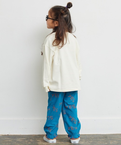 BIG FIELD（ビッグフィールド）の「ヘビーウェイト無地ロンT（90～150cm）（Tシャツ/カットソー・キッズ・グリーン/杢グレー/チャコール/オフホワイト・110/90/100/120/150/140/130）」の13枚目の写真