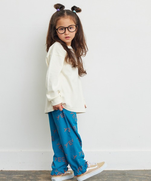 BIG FIELD（ビッグフィールド）の「ヘビーウェイト無地ロンT（90～150cm）（Tシャツ/カットソー・キッズ・グリーン/杢グレー/チャコール/オフホワイト・110/90/100/120/150/140/130）」の12枚目の写真