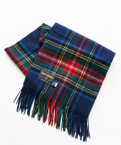 TWEED MILL（ツイードミル）の「TWEED MILL　70-190 Lambswool Knee Rug（マフラー・メンズ・ブラウン系その他/チャコールグレー/ブラック系その他/ブルー/ベージュ系その他/ブルー系その他・ONE SIZE）」の6枚目の写真