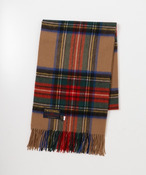 TWEED MILL（ツイードミル）の「TWEED MILL　70-190 Lambswool Knee Rug（マフラー・メンズ・ブラウン系その他/チャコールグレー/ブラック系その他/ブルー/ベージュ系その他/ブルー系その他・ONE SIZE）」の20枚目の写真