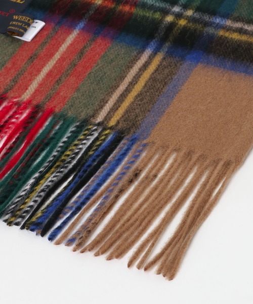 TWEED MILL（ツイードミル）の「TWEED MILL　70-190 Lambswool Knee Rug（マフラー・メンズ・ブラウン系その他/チャコールグレー/ブラック系その他/ブルー/ベージュ系その他/ブルー系その他・ONE SIZE）」の21枚目の写真