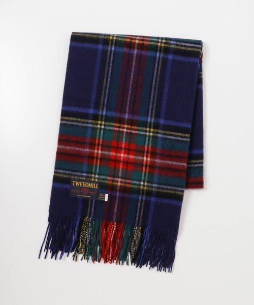 TWEED MILL（ツイードミル）の「TWEED MILL　70-190 Lambswool Knee Rug（マフラー・メンズ・ブラウン系その他/チャコールグレー/ブラック系その他/ブルー/ベージュ系その他/ブルー系その他・ONE SIZE）」の16枚目の写真