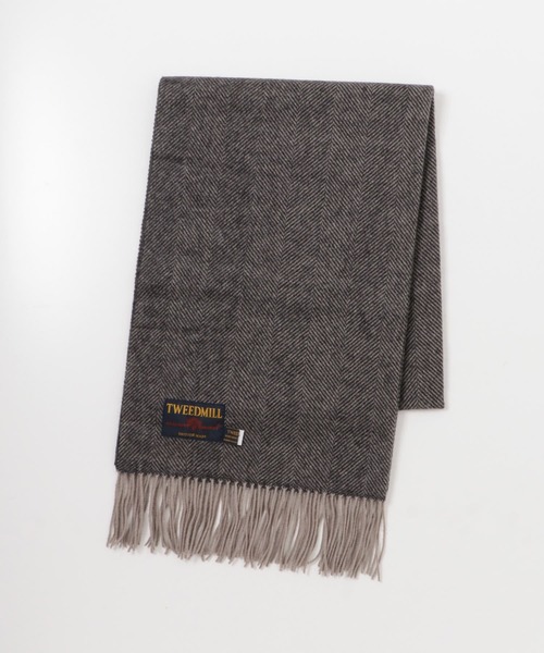 TWEED MILL（ツイードミル）の「TWEED MILL　70-190 Lambswool Knee Rug（マフラー・メンズ・ブラウン系その他/チャコールグレー/ブラック系その他/ブルー/ベージュ系その他/ブルー系その他・ONE SIZE）」の18枚目の写真