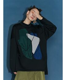 UN3D. | ラインアートビッグトップ(Tシャツ/カットソー)