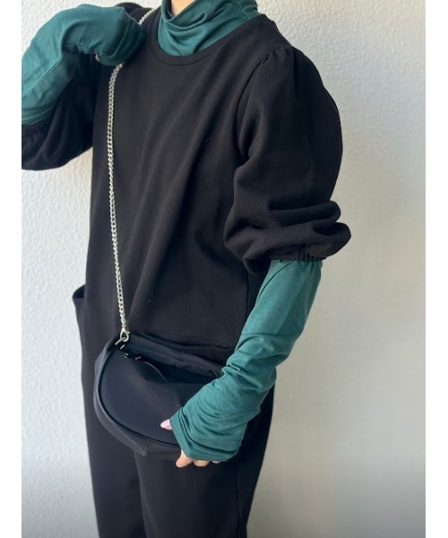 AGAWD（アガウド）の「AGAWD カラータートルカットソー　★（Tシャツ/カットソー・レディース・ホワイト/グリーン/ピンク・FREE）」の9枚目の写真