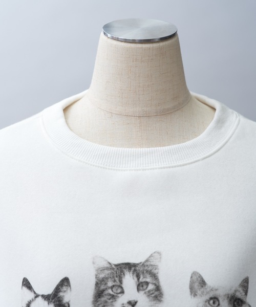 one after another NICE CLAUP（ワンアフターアナザーナイスクラップ）の「アソートショートスウェット（スウェット・レディース・イエロー/グレー/オフホワイト・FREE）」の8枚目の写真