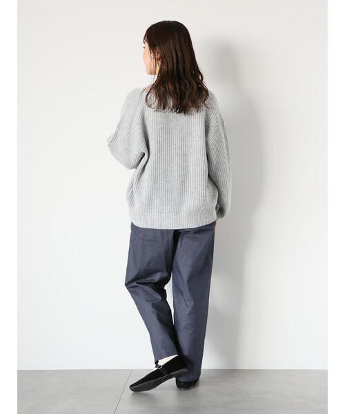 ehka sopo（エヘカソポ）の「カットアウトVネックカーディガン（カーディガン/ボレロ・レディース・キナリ/グレー/ピンク/ミント・F）」の22枚目の写真