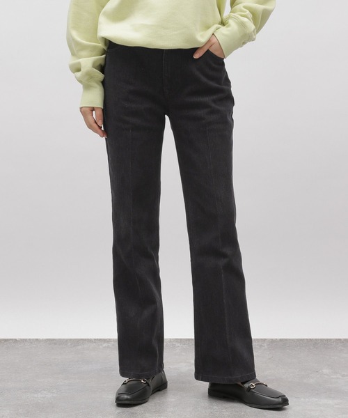 LAKOLE(ラコレ)の「フレアデニム / 102226(デニムパンツ・レディース・チャコール/アクア/ネイビー・LARGE/MEDIUM/SMALL)」の2枚目の写真