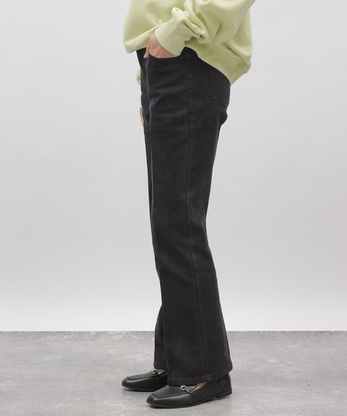 LAKOLE(ラコレ)の「フレアデニム / 102226(デニムパンツ・レディース・チャコール/アクア/ネイビー・LARGE/MEDIUM/SMALL)」の7枚目の写真