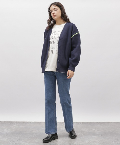 LAKOLE(ラコレ)の「フレアデニム / 102226(デニムパンツ・レディース・チャコール/アクア/ネイビー・LARGE/MEDIUM/SMALL)」の12枚目の写真