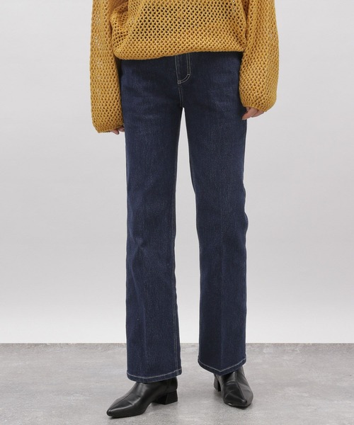 LAKOLE(ラコレ)の「フレアデニム / 102226(デニムパンツ・レディース・チャコール/アクア/ネイビー・LARGE/MEDIUM/SMALL)」の10枚目の写真