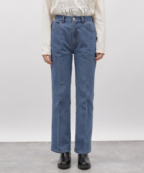 LAKOLE(ラコレ)の「フレアデニム / 102226(デニムパンツ・レディース・チャコール/アクア/ネイビー・LARGE/MEDIUM/SMALL)」の17枚目の写真