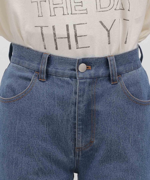 LAKOLE(ラコレ)の「フレアデニム / 102226(デニムパンツ・レディース・チャコール/アクア/ネイビー・LARGE/MEDIUM/SMALL)」の20枚目の写真