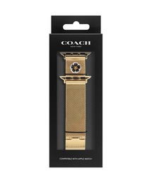 COACH（コーチ）の「「COACH/コーチ」 Apple Watch / アップルウォッチ用替えベルト 38mm&40mm&41mm アップルウォッチ用 バンド  メッシュ SS ティーローズチャーム（デジタル腕時計）」