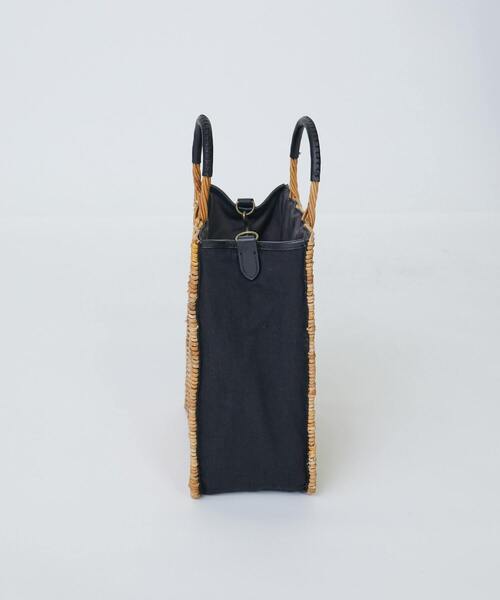 LOISIR　ロワズィール　【2WAY】異素材コンビスクエアショルダーバッグ LOISIR（ロワズィール）の「【2WAY】異素材コンビスクエアショルダー