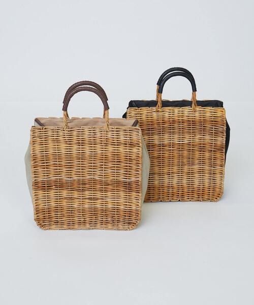 LOISIR（ロワズィール）の「【2WAY】異素材コンビスクエア