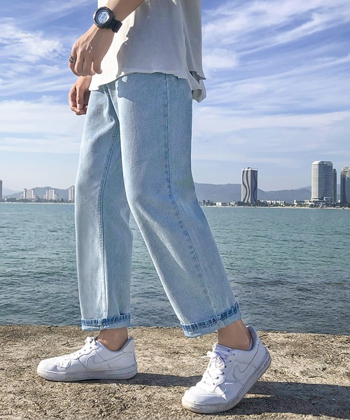 ARCADE(アーケード)の「アンクル デニムパンツ ジーンズ -ARCADE Limited Line-(デニムパンツ・メンズ・ブラック/ライトブルー/ブルー・XL/L/M)」の4枚目の写真