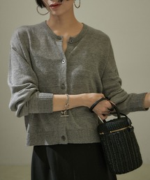 SALON adam et rope' | スパークルリネンラメカーディガン(カーディガン/ボレロ)