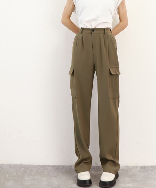 Miniministore（ミニミニストア）の「カーゴパンツ レディース ベイカーパンツ（カーゴパンツ・レディース・ダークグレー/ブラック/カーキ・M/L）」の15枚目の写真