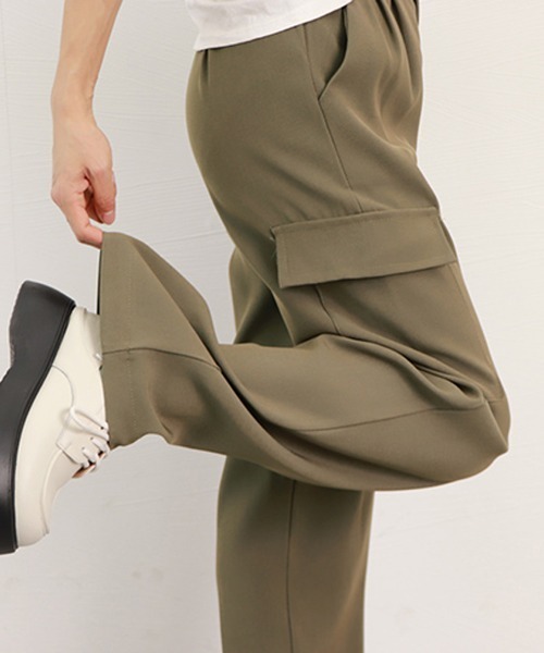 Miniministore（ミニミニストア）の「カーゴパンツ レディース ベイカーパンツ（カーゴパンツ・レディース・ダークグレー/ブラック/カーキ・M/L）」の20枚目の写真