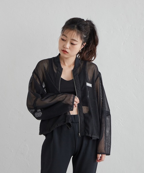 Franklin Climbing（フランクリンクライミング）の「【Retreat】メッシュブルゾン《速乾・通気性・軽量》（ブルゾン・レディース・ホワイト/ブラック・ONE SIZE）」の6枚目の写真