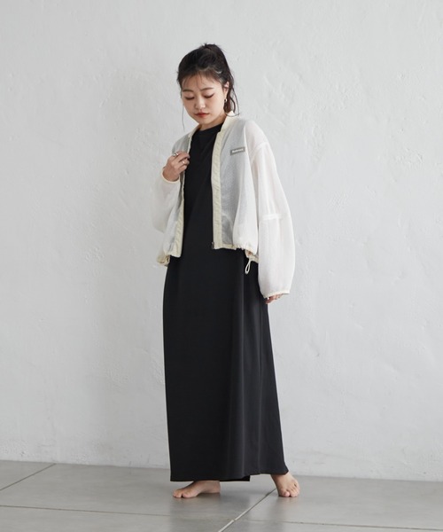 Franklin Climbing（フランクリンクライミング）の「【Retreat】メッシュブルゾン《速乾・通気性・軽量》（ブルゾン・レディース・ホワイト/ブラック・ONE SIZE）」の20枚目の写真