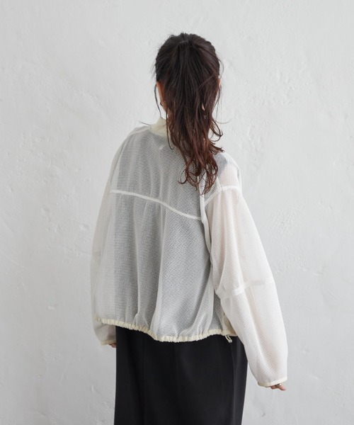 Franklin Climbing（フランクリンクライミング）の「【Retreat】メッシュブルゾン《速乾・通気性・軽量》（ブルゾン・レディース・ホワイト/ブラック・ONE SIZE）」の17枚目の写真