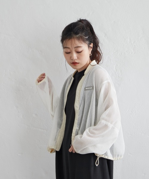 Franklin Climbing（フランクリンクライミング）の「【Retreat】メッシュブルゾン《速乾・通気性・軽量》（ブルゾン・レディース・ホワイト/ブラック・ONE SIZE）」の18枚目の写真