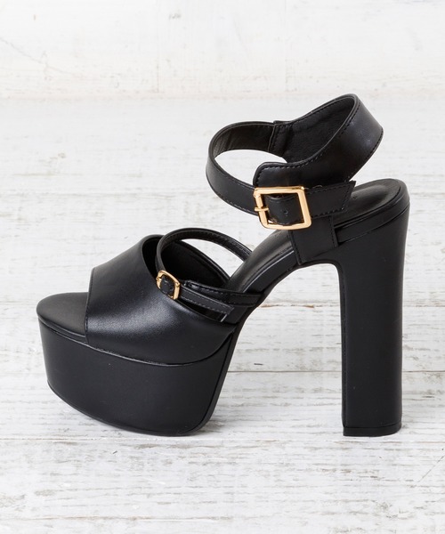 attagirl（アタガール）の「ハイヒールストラップサンダル（サンダル・レディース・ブラック/アイボリー/ベージュ・M/S/LL/L）」の16枚目の写真