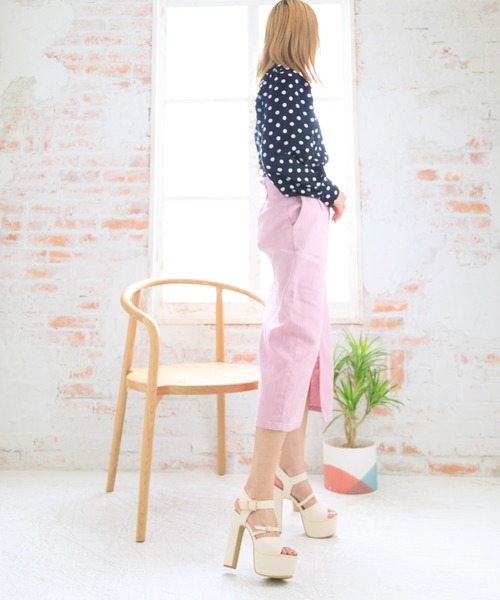 attagirl（アタガール）の「ハイヒールストラップサンダル（サンダル・レディース・ブラック/アイボリー/ベージュ・M/S/LL/L）」の14枚目の写真