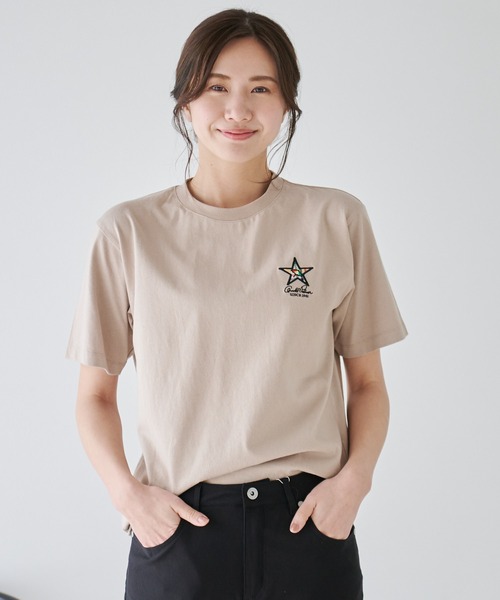 Arnold Palmer（アーノルドパーマー）の「スターモチーフ シェア Tシャツ（Tシャツ/カットソー・レディース・ブラック/ホワイト/ライトベージュ・LL/L/M/S/XS）」の3枚目の写真