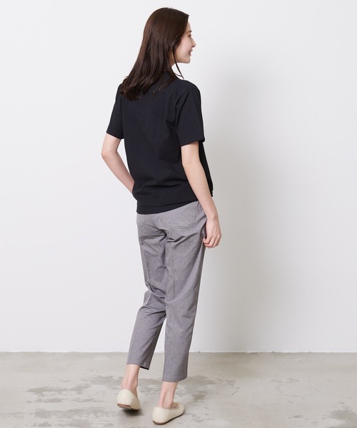 Arnold Palmer（アーノルドパーマー）の「スターモチーフ シェア Tシャツ（Tシャツ/カットソー・レディース・ブラック/ホワイト/ライトベージュ・LL/L/M/S/XS）」の8枚目の写真